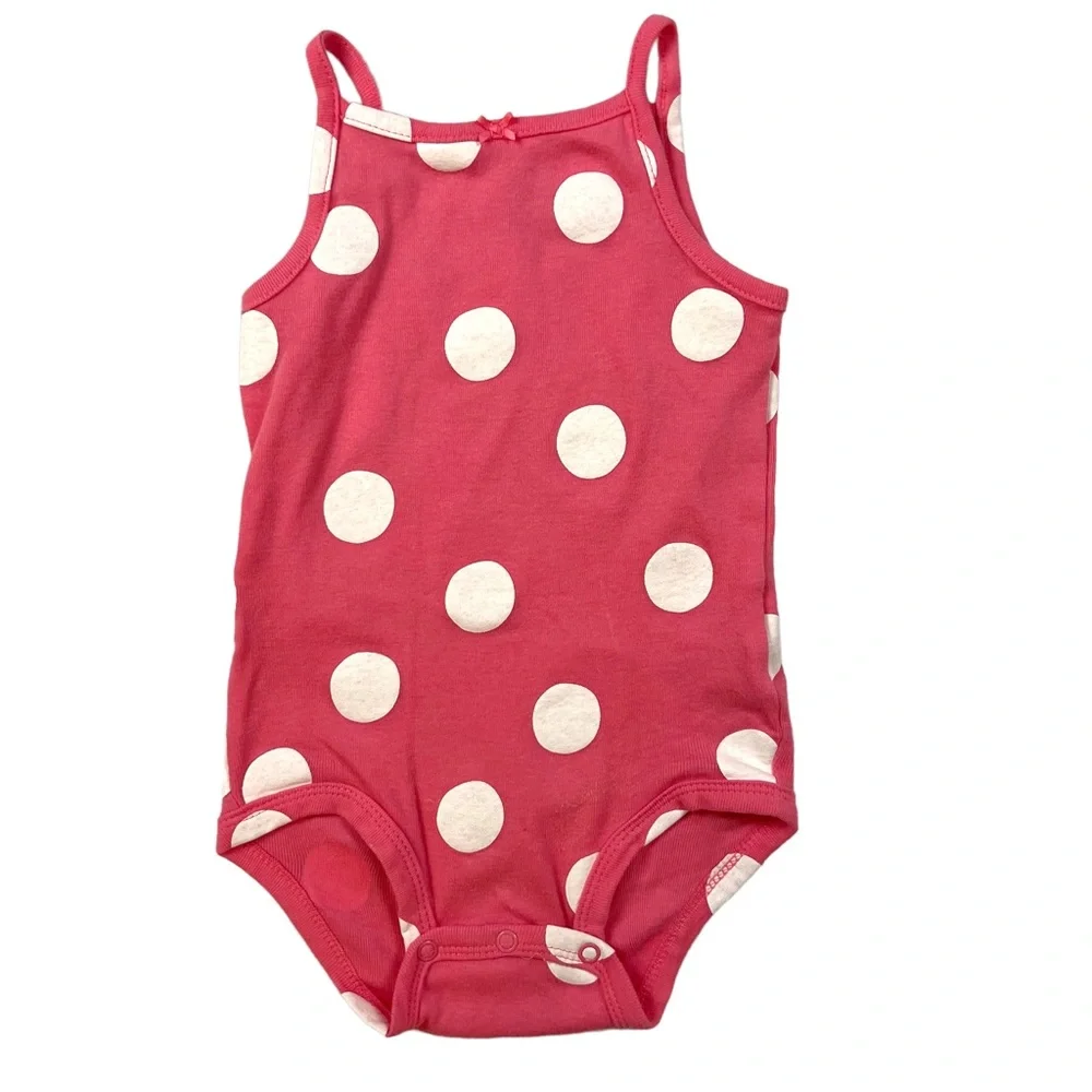 Carters 18M 5 Piece Baby Girl Casual Thin Strap Onesies - Picture 5 of 8